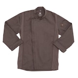 thumbnail of Chef Works® Kochjacke HARTFORD COOL VENT & lite, Reißverschluss, Graphitbraun, Größe M