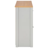 thumbnail of Helloshop26 - Buffet bahut armoire console meuble de rangement gris 112 cm 4402264