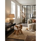 thumbnail of Ziegenfell-Sitzhocker, Moderner Landhausstil, Haarleder - Komfortabel & Stilvoll. Braun, Material: Tierfell, 40x30x47 cm | Kadima Design