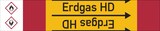 thumbnail of Rohrleitungskennzeichen Erdgas HD - 33000x105 mm Folie selbstklebend