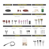 thumbnail of TROTEC Doppelschleifmaschine PBGS 10-120 | 120W Doppelschleifer inkl. flexibler Welle