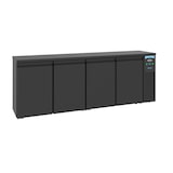 thumbnail of Gastro barkoeler Barkoelkast zwart 4 deuren, 680 l, 2490x550x950 mm