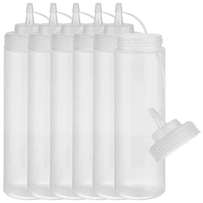 APS Quetschflasche, 6er Set Ø 7 cm, H: 26,5 cm, 7