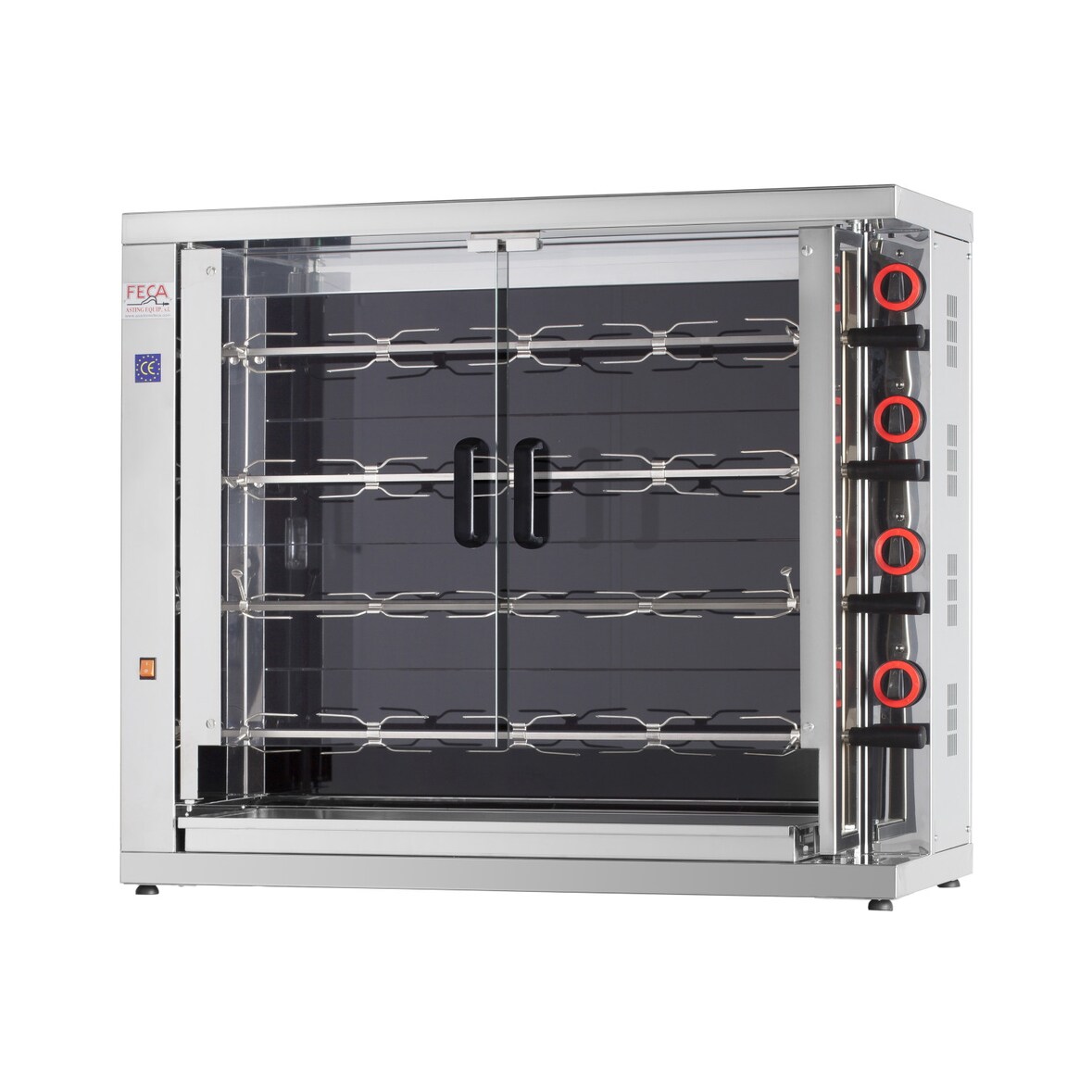 Rôtissoire Professionnelle Vitrocéramique - 24 Poulets - Féca