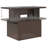 thumbnail of vidaXL 11-teiliges Gartensofa-Set mit Kissen, braun, Polyrattan