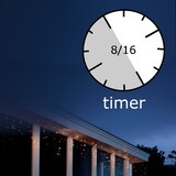 thumbnail of LED Lichtervorhang Eisregen Lichterkette Icicle 259 bernstein LED 11m Außen