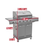thumbnail of Gasgrill Char-Broil Advantage CORE B 4 mit 4 Brennern + Seitenbrenner und Deckelthermometer