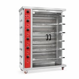 thumbnail of Maquimport - Asador de pollos a gas serie G de 6 espadas profesional