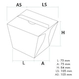 thumbnail of MONOUSO - Contenitore di Cibo Wok Kraft 450ml (350 Pezzi)