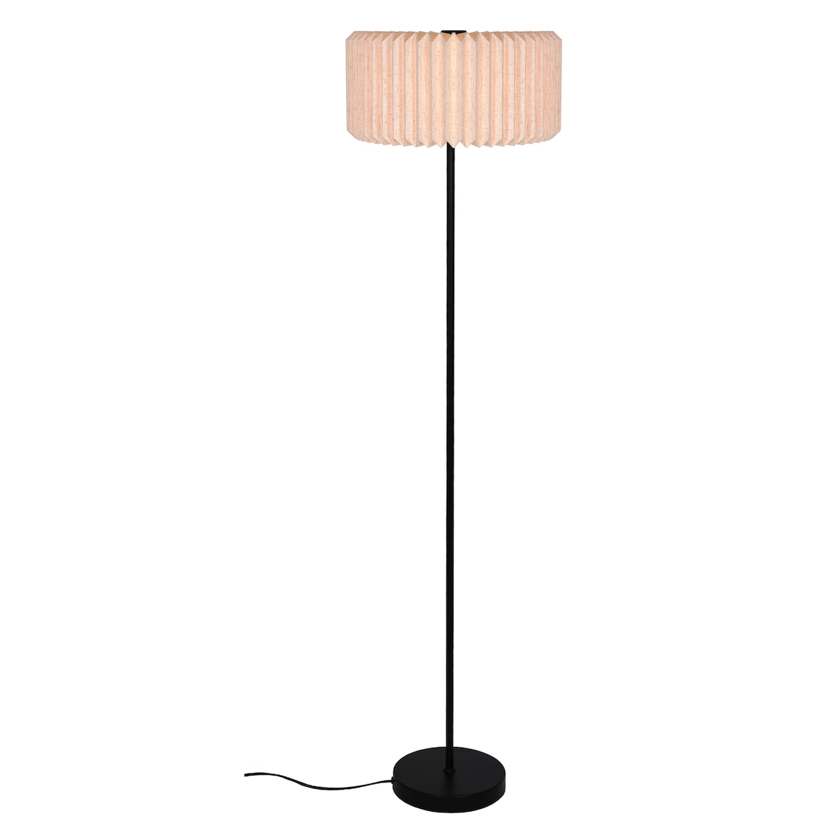 Lampadaire Vivienne  Métal Noir ,  H. 152 - IP20 - E27 /   Intérieur