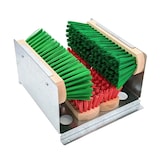 thumbnail of Profi Schuhputzer Schuh und Stiefelputzer Schuhreiniger Besen-Set Schuhabtreter Stiefelreiniger Metall und Holz