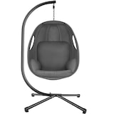 thumbnail of tectake Cadeira suspensa Anika com suporte e almofada 160kg  Antracite