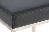 thumbnail of Décoshop26 - Set aus 2 Barhockern mit Fußstütze schlichtes Design 85 cm hoch aus schwarzem PVC und Edelstahl 10_0004371