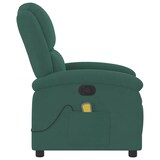thumbnail of vidaXL Massage-Relaxsessel, dunkelgrüner Samt
