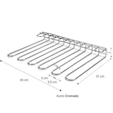 thumbnail of Suporte para copos Lacor para teto ou parede, inclui acessórios de montagem. Comporta até 20 copos.