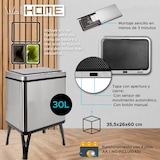 thumbnail of WellHome - Intelligenter Mülleimer 15L+15L in Grau 35,5x26x60 cm – automatische/manuelle Öffnung