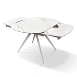 thumbnail of Milani Home tavolo in metallo e ceramica 90 x 180 x 75 cm bianco