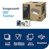 thumbnail of Tork Keukendoekjes Wit W4, extreem absorberend, 4 × 75 doekjes, 473179