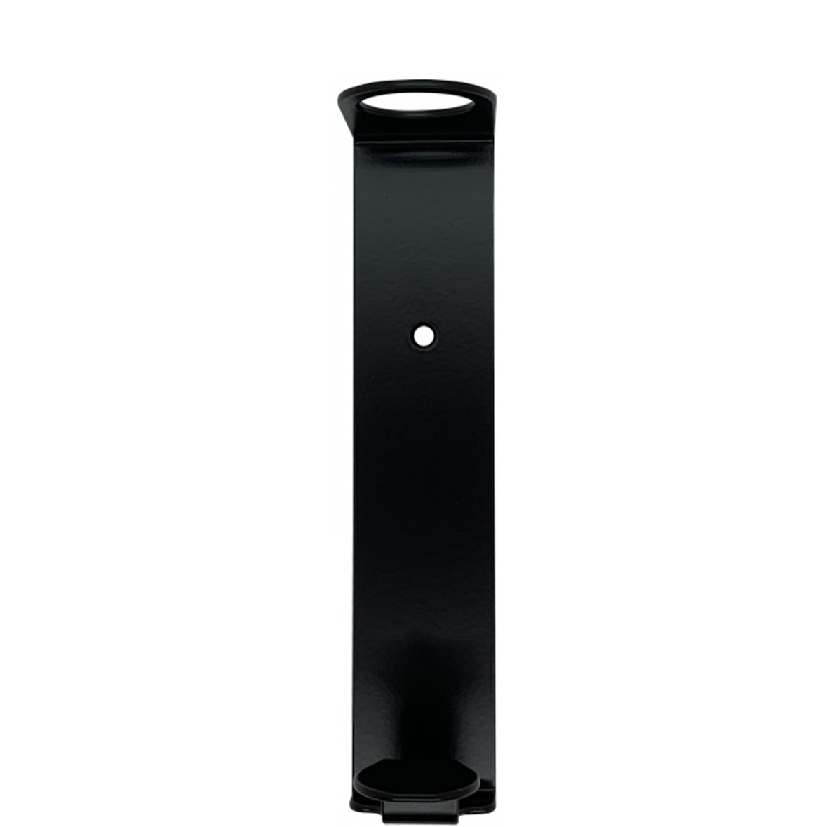Zwarte enkele metalen houder voor 400 ml fles - The Spa Collection (1 stuk)