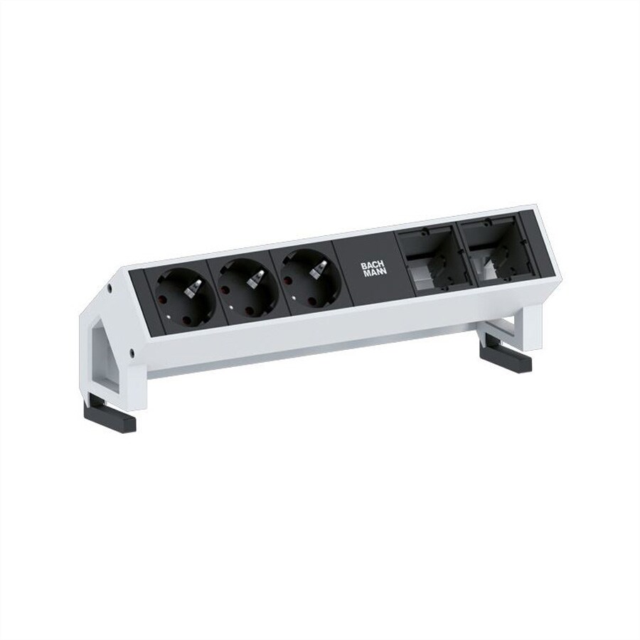 BACHMANN DESK2 3x Schutzkontakt 2x ABD GST18 Inox