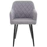 thumbnail of Silla de comedor Shila Tela/Gris