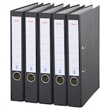 thumbnail of SIGMA Wolkenmarmor-Ordner, Hartpappe, DIN A4, 50 mm, schmal, schwarz, 5 Stück