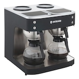 thumbnail of GastroHero Filterkaffeemaschine ECO 2x 2 Liter – Doppelte Glaskanne, Edelstahlgehäuse, Warmhalteplatten, ideal für Gastronomie & Büro