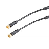 thumbnail of Cable Coaxial Satellite Antenne Connecteurs F Mâle Gold Longueur 2,5 Tnt Sat Usage Non Intensif Hdsat