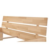thumbnail of Massivholzbett Überlänge 200x220 Buche Großfamilienbett Doppelbett wählbares Zubehör V-60.80-20-220 Rollrost inkl.