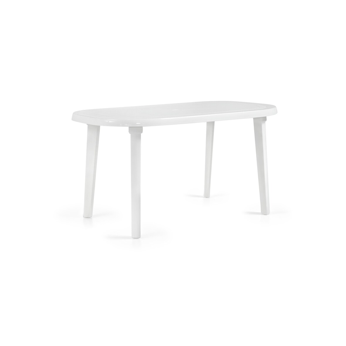 Mesa braga oval 140 branco