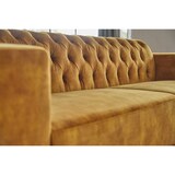 thumbnail of KAWOLA Sofa NILO 3-Sitzer Velvet Vintage gold