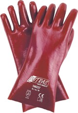 thumbnail of Nitras Arbeitshandschuhe | rot | PVC | Gr. 10 | Schutzhandschuhe