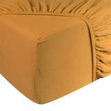 thumbnail of DoubleDry Hoeslaken Jersey 180 x 200 cm - 100% katoen - okergeel