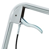 thumbnail of Tavolo sollevatore idraulico EBERTH 150 kg, 708x450 mm, altezza 225–700 mm, freno, pedale, antiscivolo