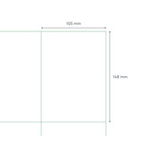 thumbnail of Universele A4 etiketten 25 vel 105x148 mm TRANSPARANT, voordeelpak: 3x 25 vel