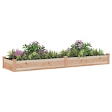 thumbnail of vidaXL Plantenbak verhoogd met voering 240x60x25 cm massief vurenhout