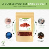 thumbnail of Baies de Goji bio - Fruit Sec Riche en Vitamines - Energie Antioxydant Perte de Poids - Sans Sucre ajouté - Certifié Ecocert - 300 g