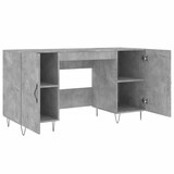 thumbnail of vidaXL Schreibtisch Betongrau 140x50x75 cm Holzwerkstoff