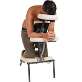 thumbnail of Massagestuhl aus Kunstlederbeige