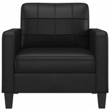 thumbnail of vidaXL Sessel Schwarz 60 cm Kunstleder