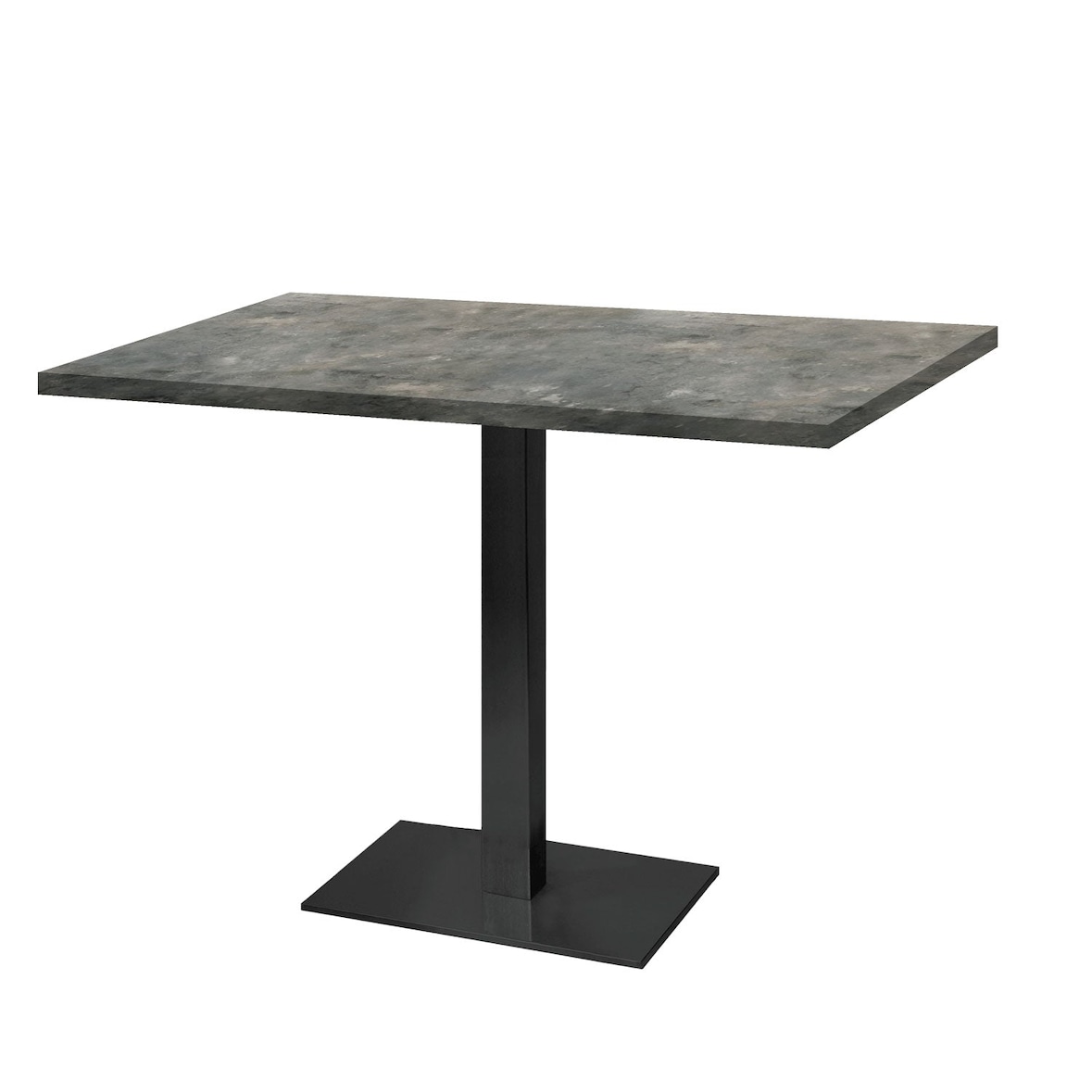 Restootab - Tafel 120x70cm - Milaan model in metallische steen
