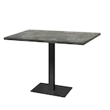 thumbnail of Restootab - Tafel 120x70cm - Milaan model in metallische steen