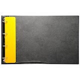 thumbnail of Exacompta  Cod. 41930E - Raccoglitore foderato in PVC, dorso tondo, 4 anelli diam. 30mm, A3 in orizzontale nero  - Confezione da  1 pz.