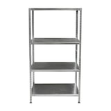 thumbnail of Wellhome Metallregal mit 4 Böden 70x37x137 cm