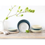 thumbnail of CreaTable Reactive Nordic Tellerset 12-tlg Steinzeug
