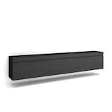 thumbnail of Mobile TV Soggiorno, Ampio spazio a disposizione, 240x35x45cm, Sospeso, da appendere, Stile moderno, Nero _ 502_3