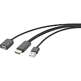 thumbnail of Renkforce USB-A-Stecker auf HDMI-Kabel mit USB-A-Buchse, 2 m