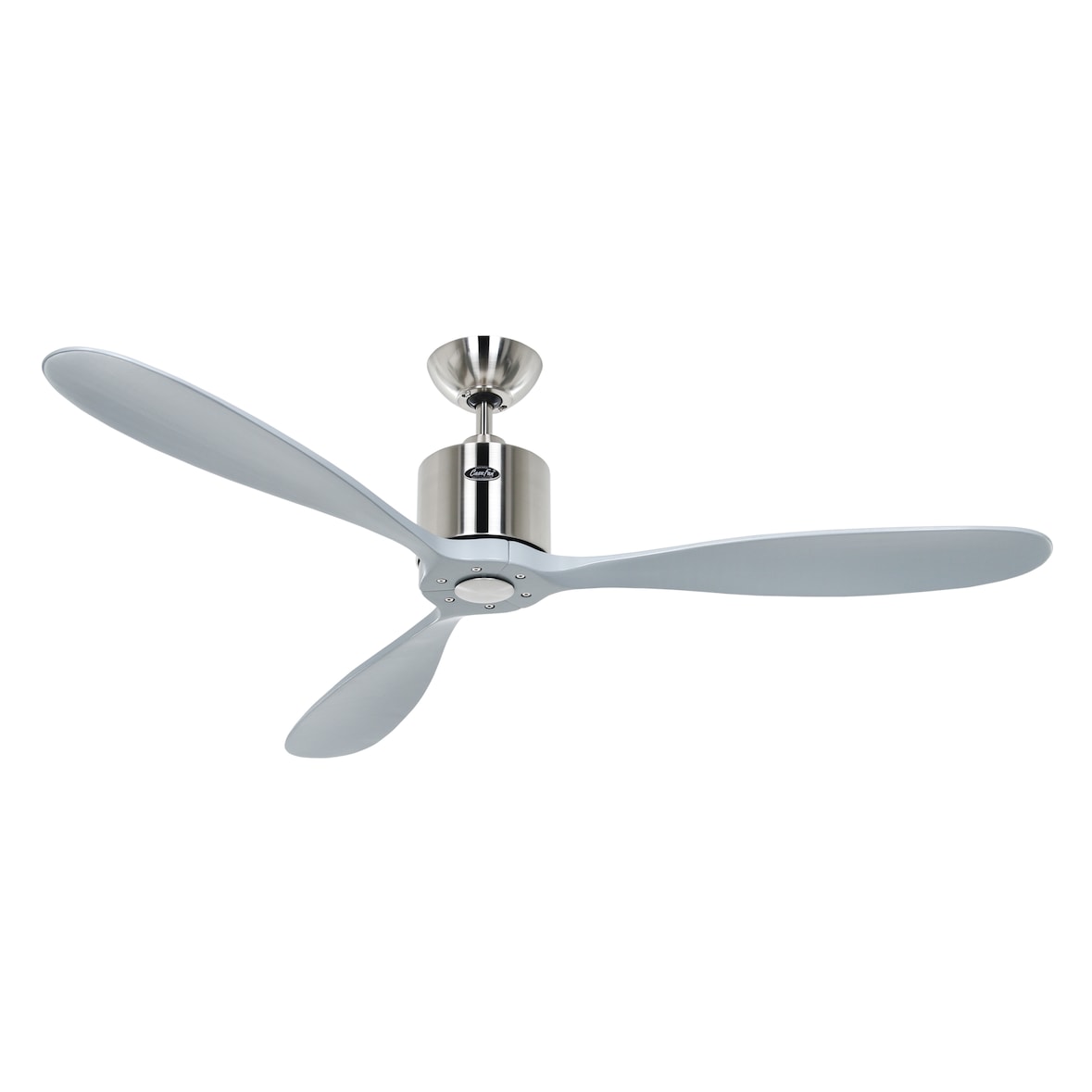 AEROPLAN ECO 132, Ventilator ohne Licht helles Nickel und hellgrau, CasaFan