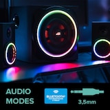 thumbnail of GRAVITY CARBON RGB 2.1 Subwoofer System, black