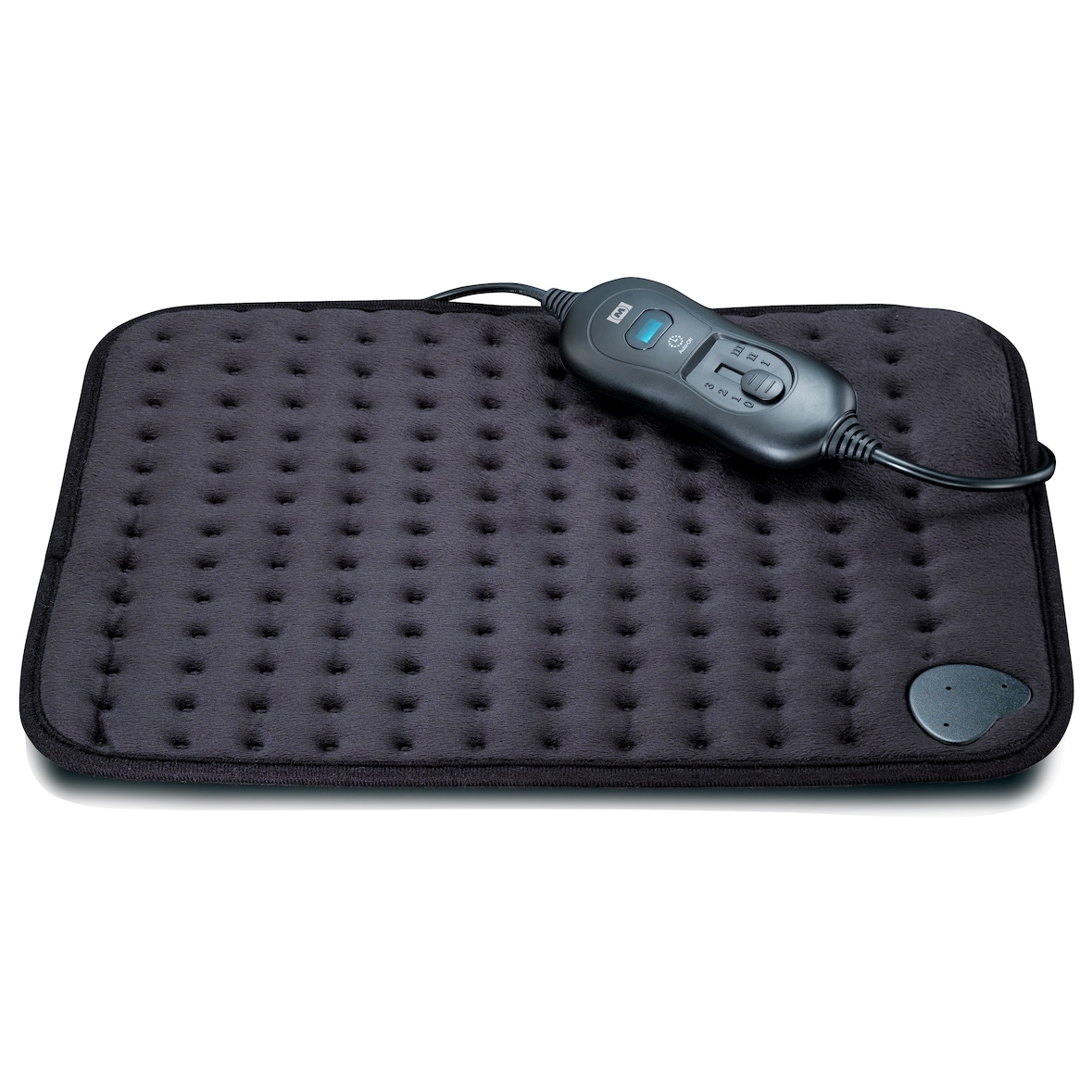 Melissa 16760051 - Heizkissen mit drei Wärmestufen, Überhitzungsschutz und automatischer Abschaltung - 40 x 30 cm - Schwarz